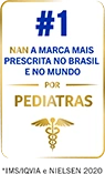 #1 Nan a marca mais prescrita no Brasil por pediatras